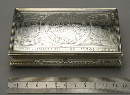 Scottish Silver Box - Archers Hall.